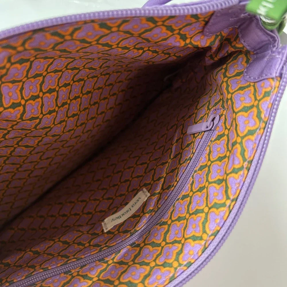NEW Vera Bradley Original Hipster‎ Crossbody Bag Purple Rhapsody Quilted Purse